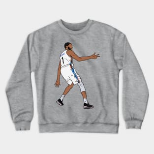 Mikal Bridges 3 Point Celebration (Brooklyn) Crewneck Sweatshirt